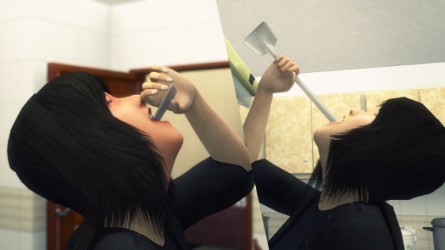 Wanita Ini Nekat Hilangkan Rasa Gatal di Tenggorokan dengan Spatula