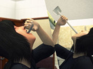Wanita Ini Nekat Hilangkan Rasa Gatal di Tenggorokan dengan Spatula
