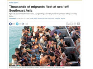 Ribuan Imigran Rohingya Terombang-ambing di Lautan Asia Tenggara