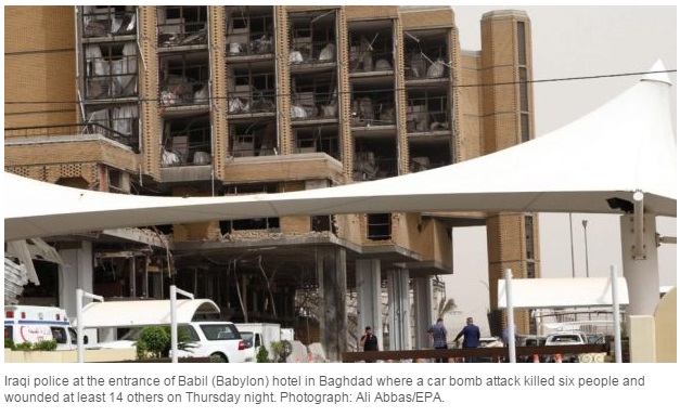 ISIS Klaim Serangan Bom Hotel Bintang Lima di Irak