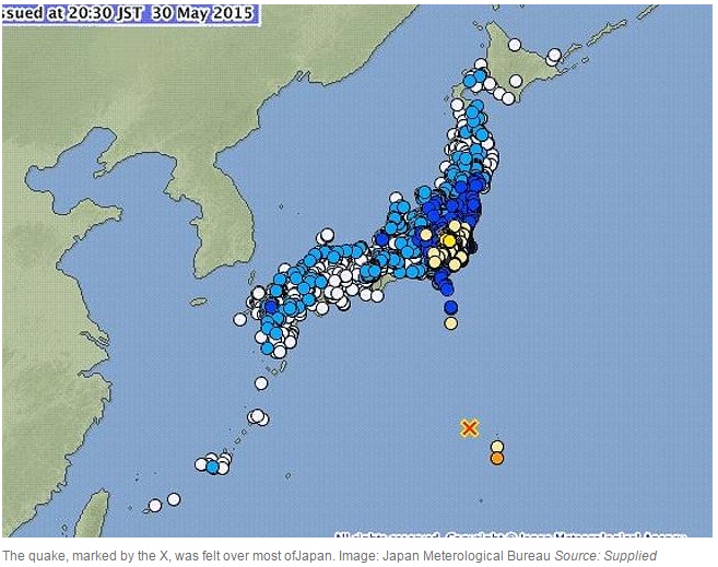 Gempa Super Dahsyat Berkekuatan 8,5 SR Guncang Jepang