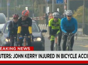 Kecelakaan Sepeda, John Kerry Batal ke Paris dan Madrid