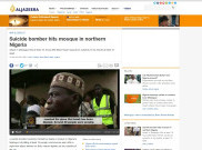 Bom Bunuh Diri Ledakkan Masjid di Nigeria