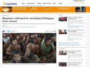 Myanmar Tak Akui Etnis Rohingya dalam Sensus Terbarunya