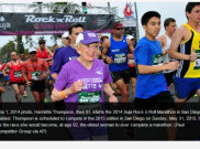 Luar Biasa, Nenek 92 Tahun Dapat Selesaikan Lomba Lari Maraton