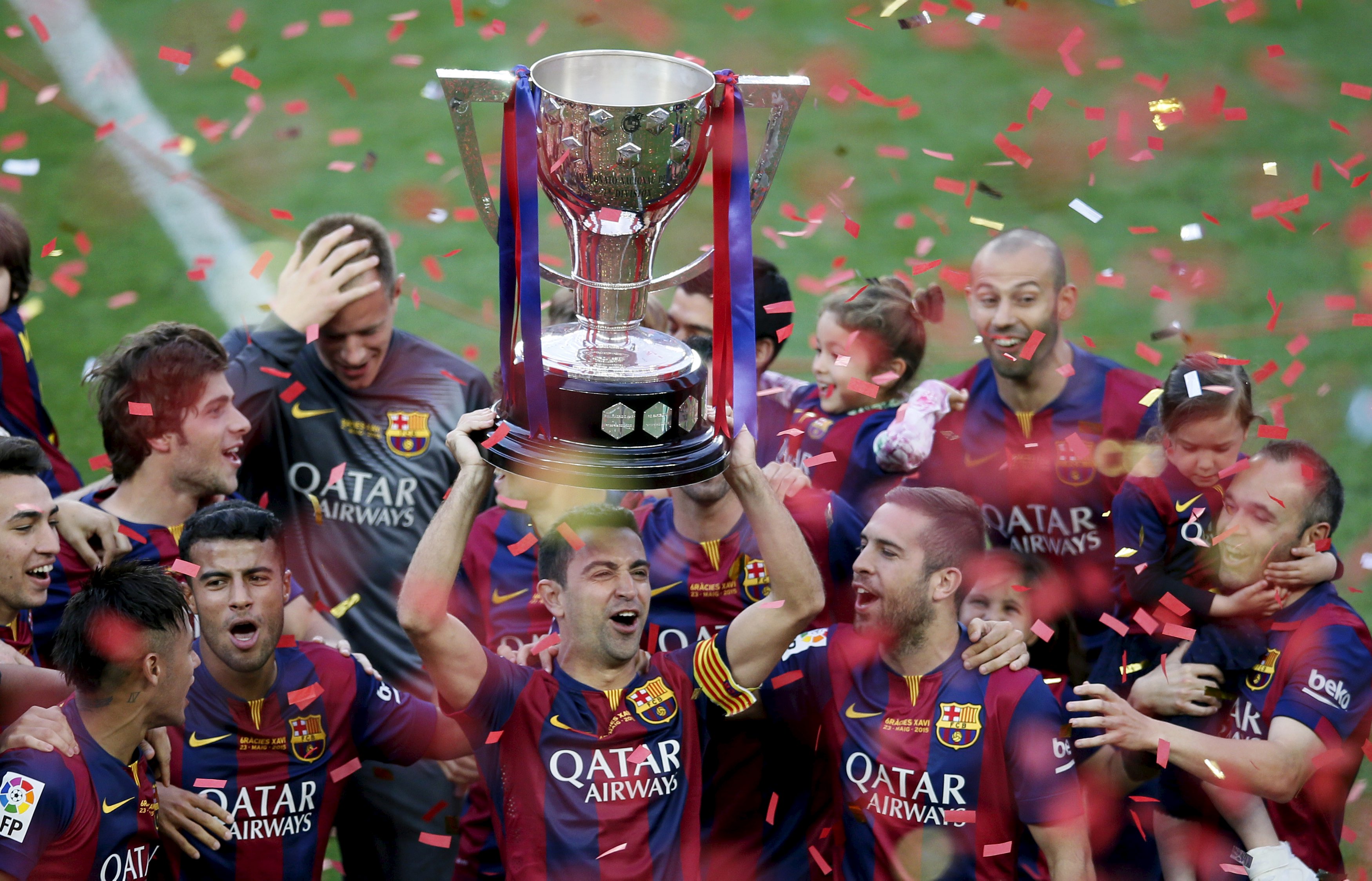 Euforia Barcelona Juarai La Liga 2014/15
