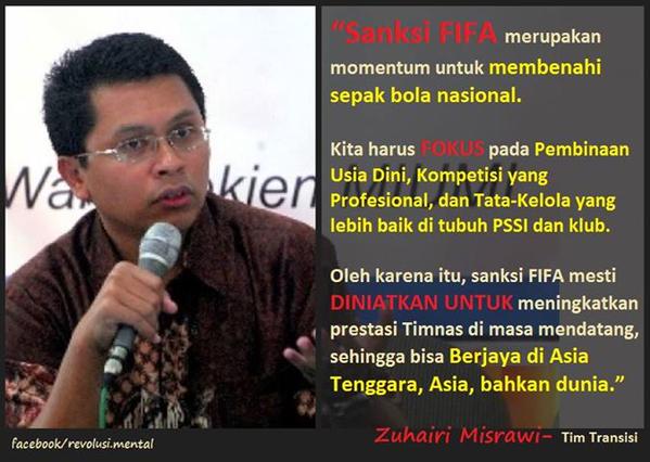 Tim Transisi Tuding Klub-Klub Peserta Liga Indonesia 'Kepala Batu'