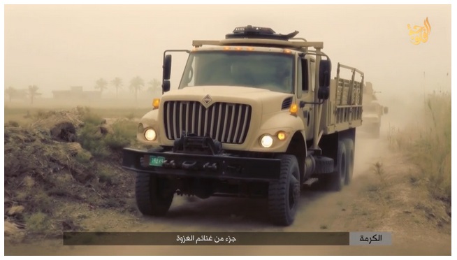 ISIS Pamer Hasil Rampasan Perang dari Pertempuran di Fallujah