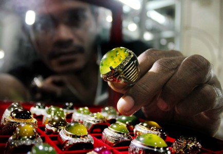 Kontes Batu Akik Kualanamu Diikuti 600 Peserta