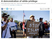 Warga Amerika Demo Anti-Islam, Imam Masjid: Semua Umat Makin Bersatu