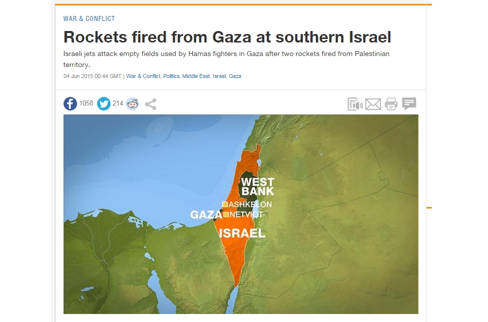 Gaza Luncurkan Roket ke Israel Bagian Selatan