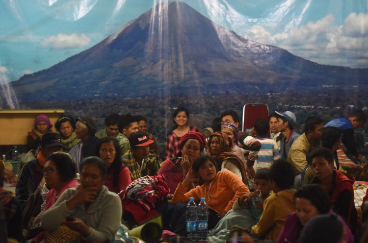 Nasib Pengungsi Gunung Sinabung
