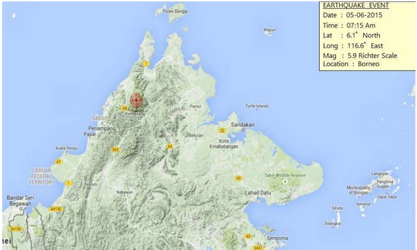 Gempa Dahsyat Guncang Sabah