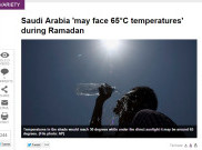 Ramadan Nanti Suhu di Arab Saudi akan Mencapai 65 Derajat Celsius