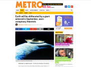 Asteroid Bakal Tabrak Bumi pada September 2015?