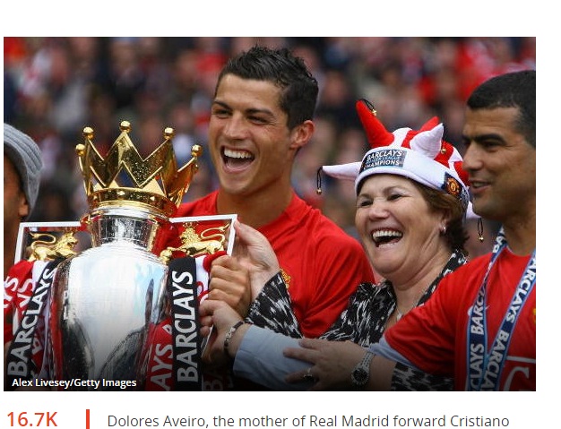 Ibunda Cristiano Ronaldo Ditangkap Petugas Sipil Spanyol