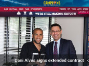 Barcelona Resmi Perpanjang Kontrak Dani Alves
