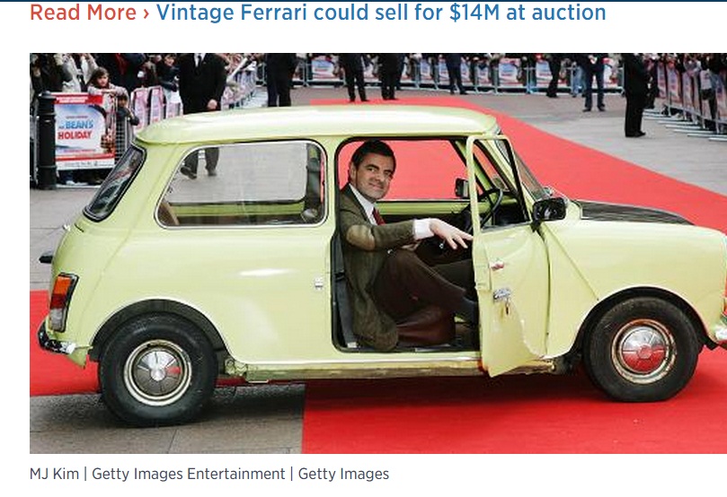 Mobil Mr. Bean Dijual Rp163 Miliar