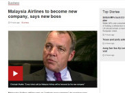 Bangkrut, Malaysia Airlines akan Jadi Perusahaan Baru