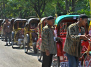 Jatuh ke Got, Tukang Becak Pengantar Tamu Jokowi Tewas  
