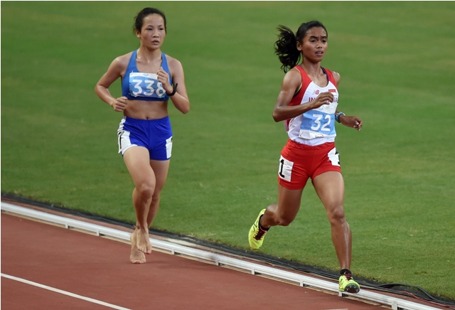 Atlet Lari Putri Indonesia Raih Medali Emas di SEA Games 2015