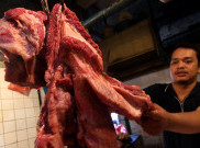 Harga Daging di Bandar Lampung Bertahan Tinggi
