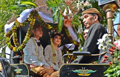 Tukang Becak di Pernikahan Gibran-Selvi