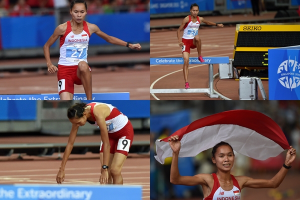Emas Lari Halang Rintang di SEA Games 2015