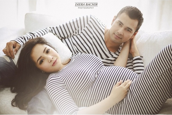 Datang Ke Acara 7 Bulanan Gigi, Raffi Ahmad Naik Ojek