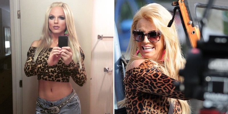 Jadi Peniru Britney Spears, Pria Ini Raup Untung Ratusan Juta