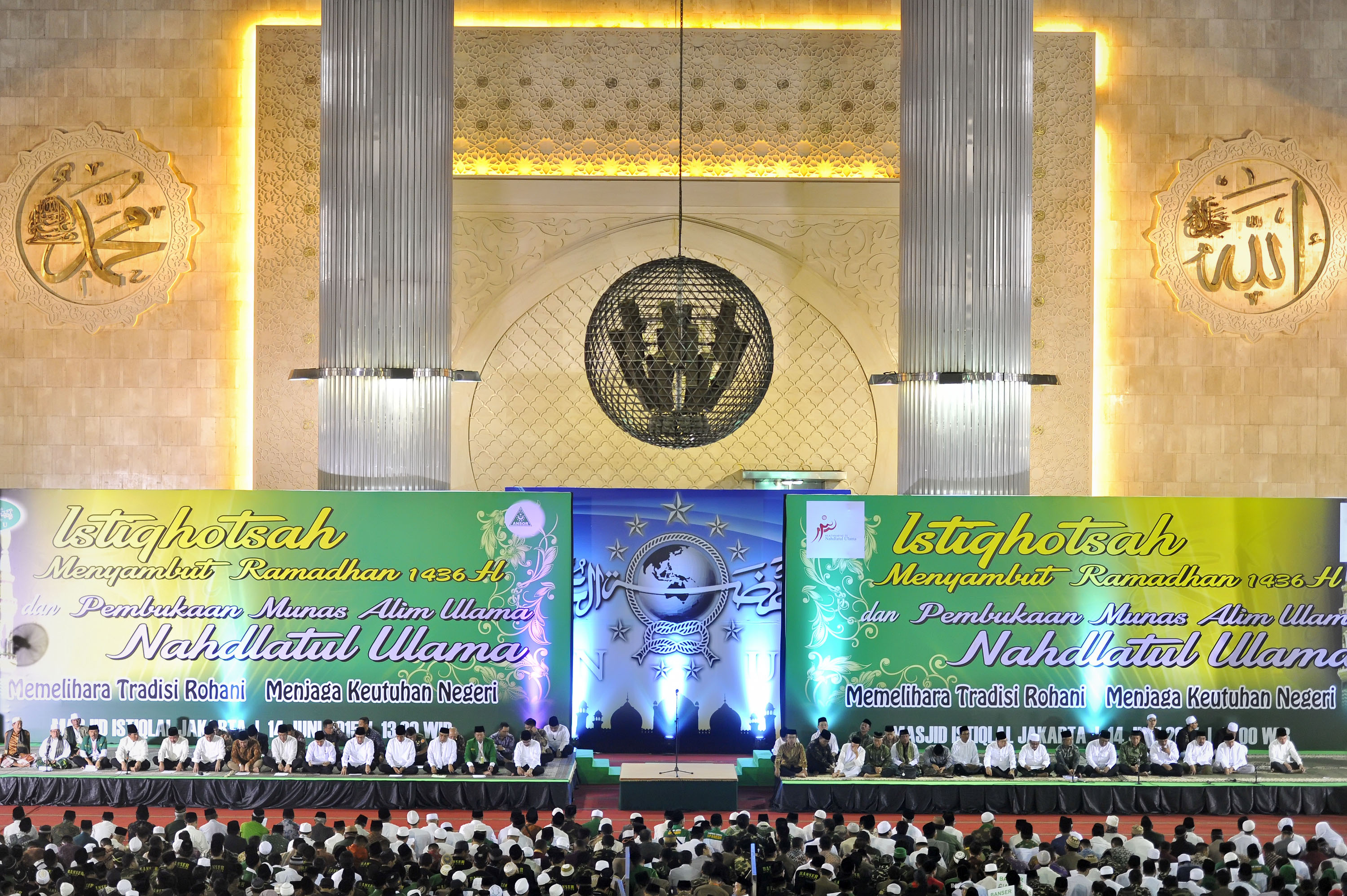 Jokowi Hadiri Istighosah NU di Istiqlal
