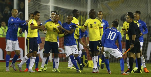 Neymar Dikartu Merah Usai Kalah Lawan Kolombia