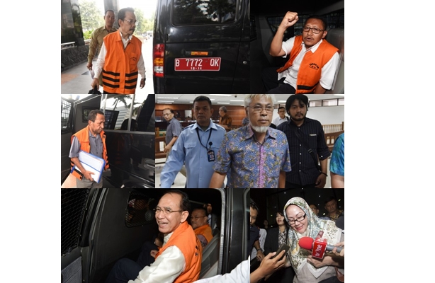 Wajah Para Musuh KPK