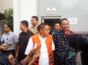Suasana Pemindahan Anas Urbaningrum ke Lapas Sukamiskin