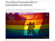 Pendeta Inggris: Homoseksual Sama dengan Perzinaan
