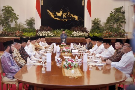 Suasana Buka Puasa Bersama Para Elit Negara