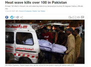 Cuaca Panas Tewaskan 122 Warga Pakistan
