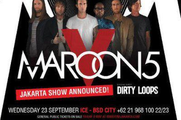 Ini Alasan Maroon 5 Batal Konser di Indonesia