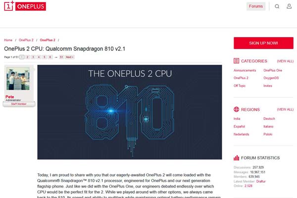 Gunakan Snapdragon 810, OnePlus 2 Tidak Takut Panas