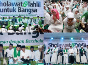 Suasana Acara Sholawat dan Tahlil untuk Bangsa