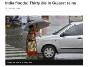 Banjir Besar Tewaskan 30 Warga India