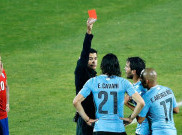 Dua Kartu Merah, Uruguay Tunduk Atas Chile