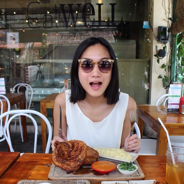 Ayu Gani Model Cantik Penggila Makanan