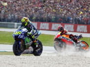 Insiden Potong Jalur, ini Tanggapan Valentino Rossi dan Marc Marquez