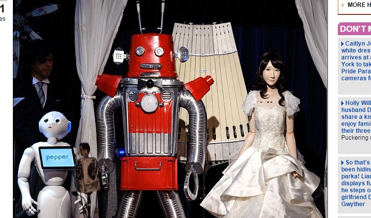 Jepang Gelar Pernikahan Robot Pertama di Dunia