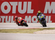 Valentino Rossi Sukses Perlebar Jarak dengan Marc Marquez
