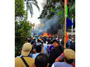 Pesawat Jenis Hercules Jatuh di Medan