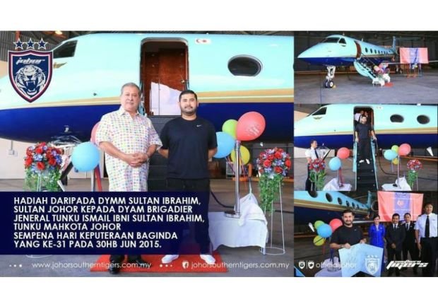 Ulang Tahun, Pangeran Malaysia Dihadiahi Pesawat Jet.