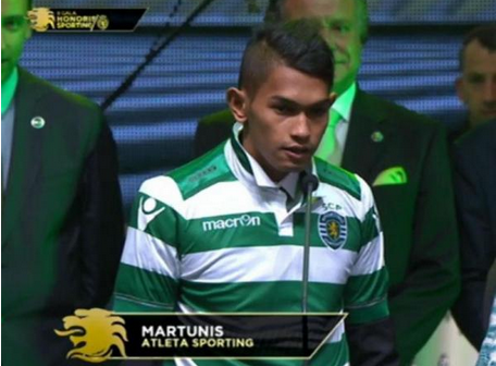 Martunis Resmi Jadi Pemain Akademi Sporting Lisbon
