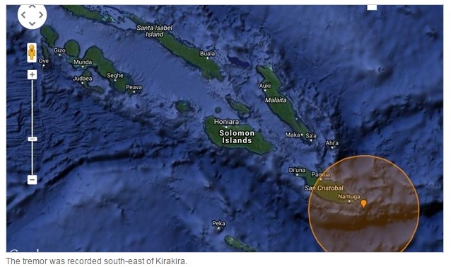 Kepulauan Solomon Dihantam Gempa Berkekuatan 5,8 SR